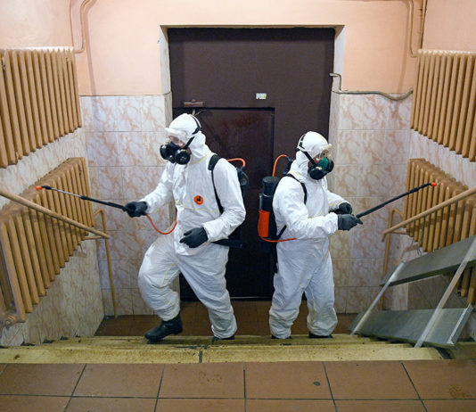 Дезинфекция поверхностей — метод борьбы с COVID-19