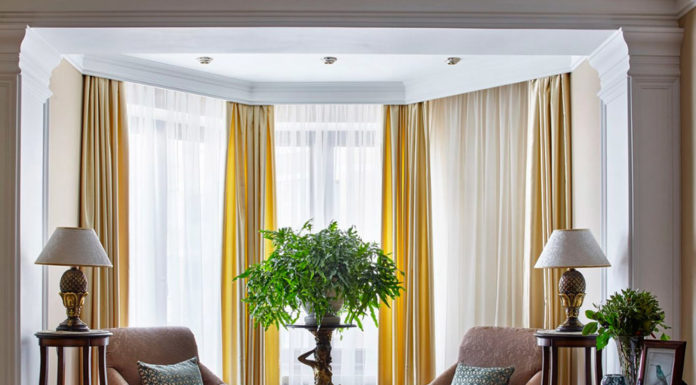 Тюль — самый популярный вид ткани для штор