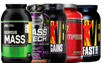 Лучшие гейнеры для набора веса