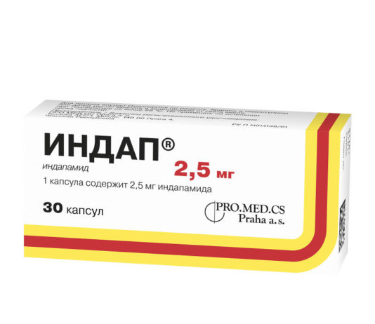 Артериальная гипертензия и «Индап»: влияние препарата