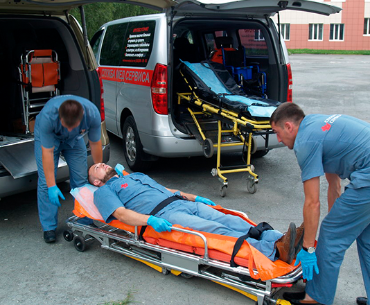 Правила перевозки лежачего больного