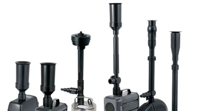 Виды фонтанных насосов: правила подбора