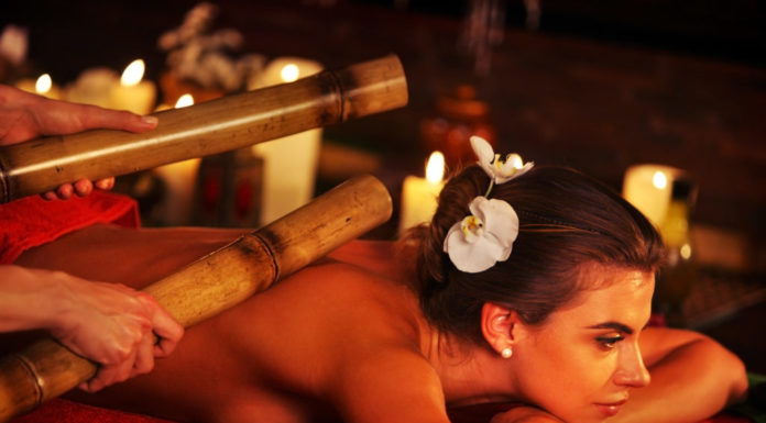 Самурайский массаж: массаж всего тела при помощи специальных бамбуковых веников