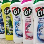 Преимущества чистящего и моющего средства Cif