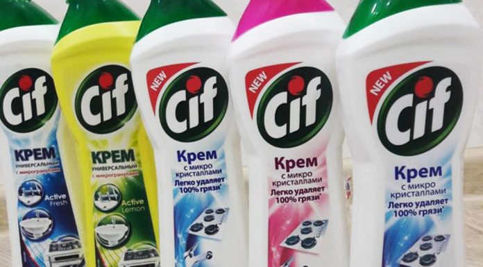 Преимущества чистящего и моющего средства Cif