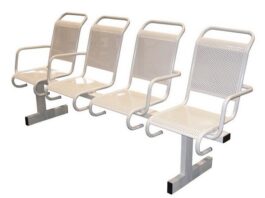 Металлические секции стульев с перфорацией: преимущества и особенности