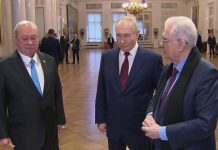 Владимир Путин в Эрмитаже встретился с верховным правителем Малайзии султаном Ибрагимом