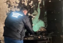 СК опубликовал кадры с места пожара в доме в Балашихе, где погибли 4 человека