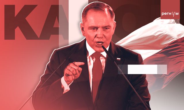 Президент Польши Навроцкий уронил пакетик со снюсом во время интервью