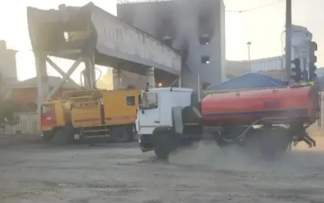 В Новороссийске устранили последствия обрушения надземного путепровода